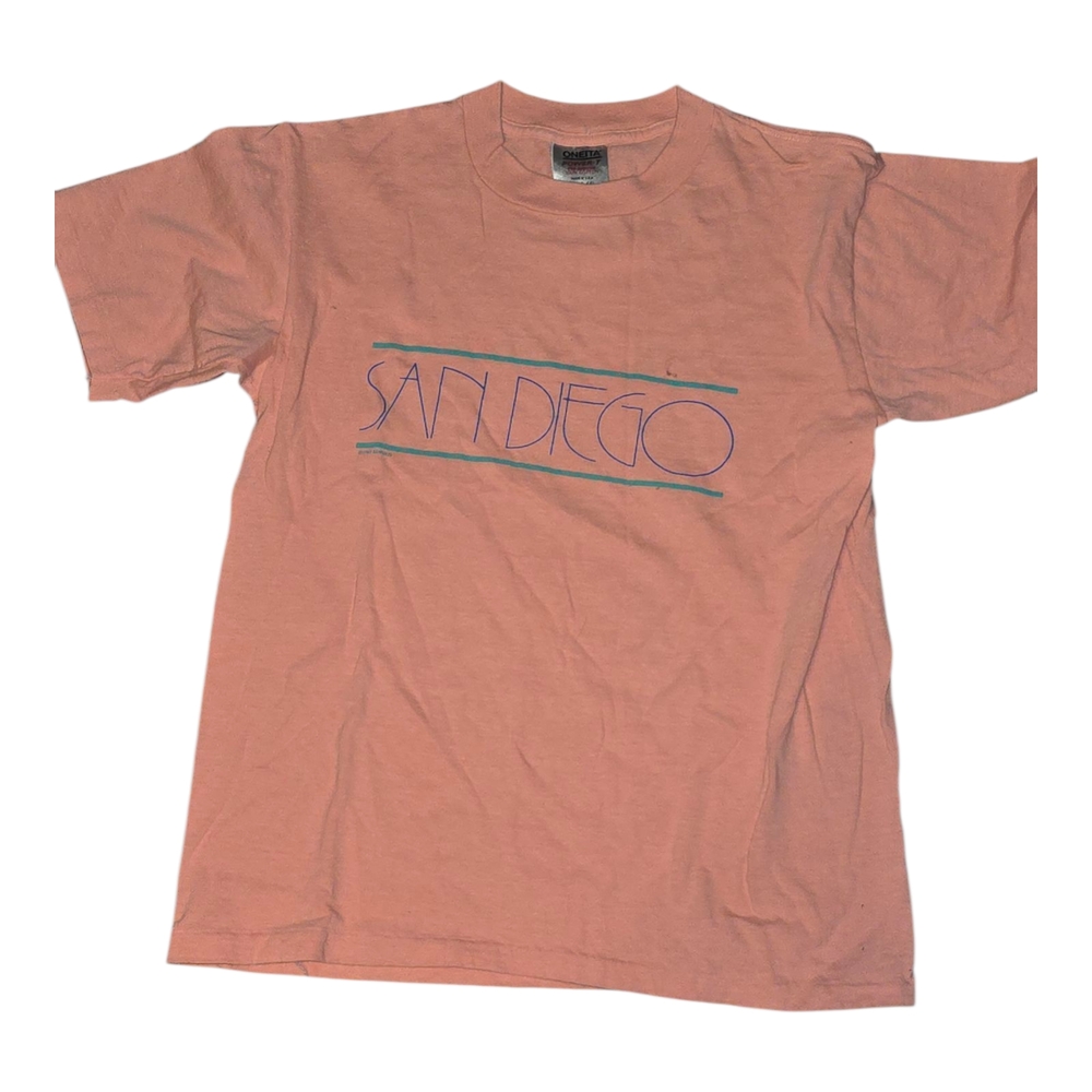 Vintage Singlestitch Peach San Diego Graphic T-Shirt